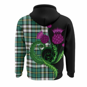Cape Breton Island Canada Tartan Hoodie Traditional Scottish Thistle