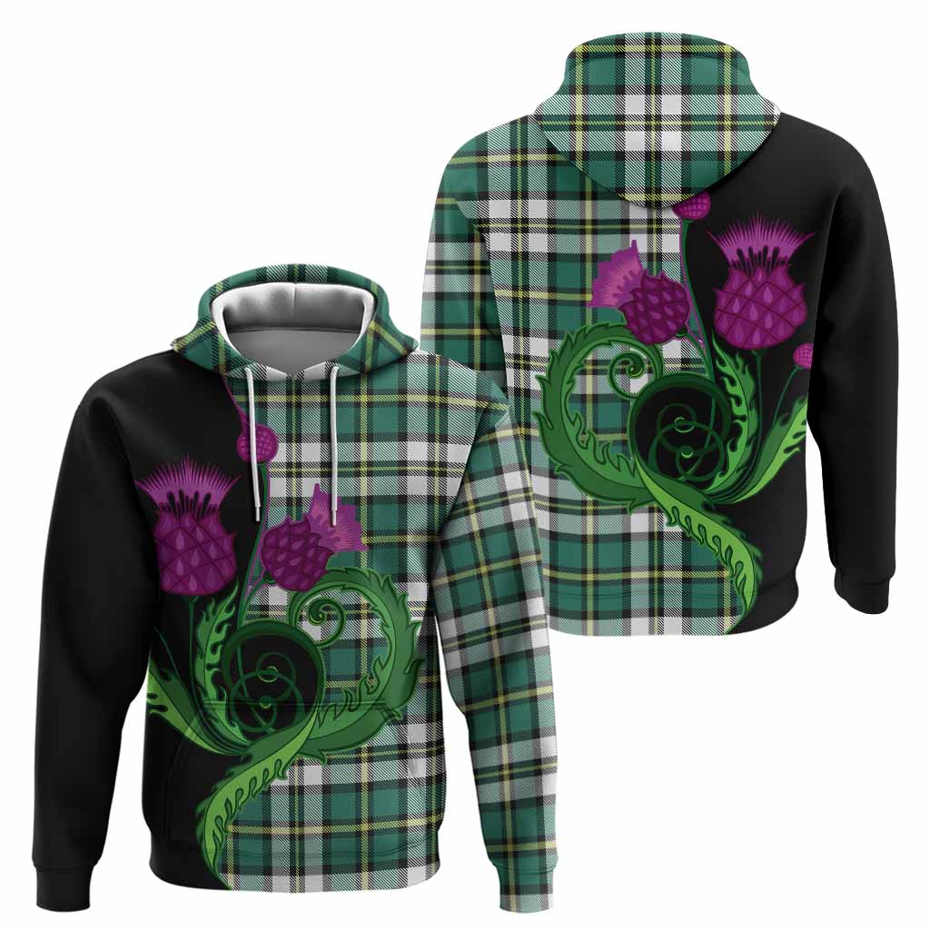 Cape Breton Island Canada Tartan Hoodie Traditional Scottish Thistle