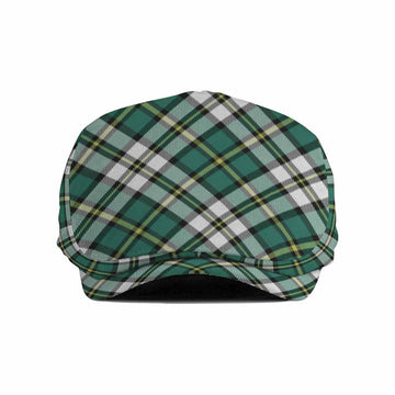Cape Breton Island Canada Tartan Flat Cap, Jeff Cap Cross Style