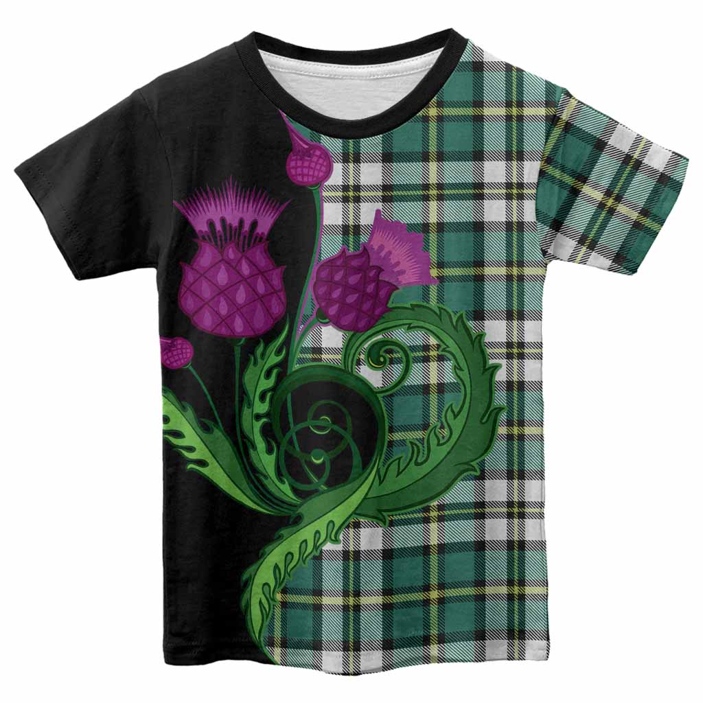 Cape Breton Island Canada Tartan Kid T-shirt Traditional Scottish Thistle