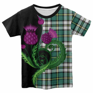 Cape Breton Island Canada Tartan Kid T-shirt Traditional Scottish Thistle