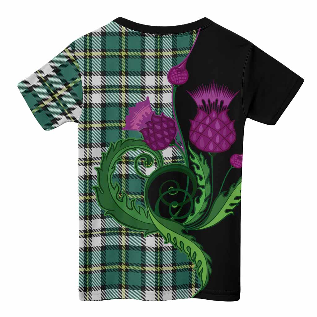 Cape Breton Island Canada Tartan Kid T-shirt Traditional Scottish Thistle