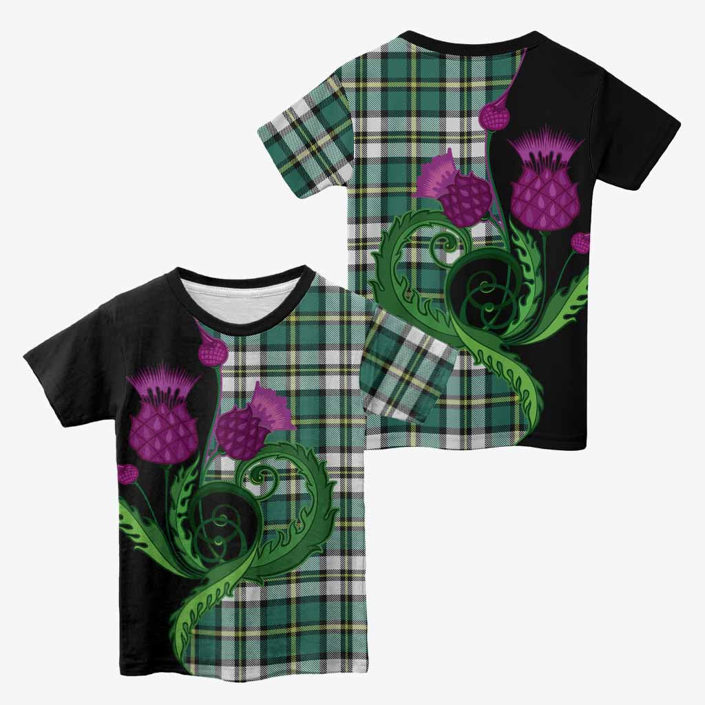 Cape Breton Island Canada Tartan Kid T-shirt Traditional Scottish Thistle