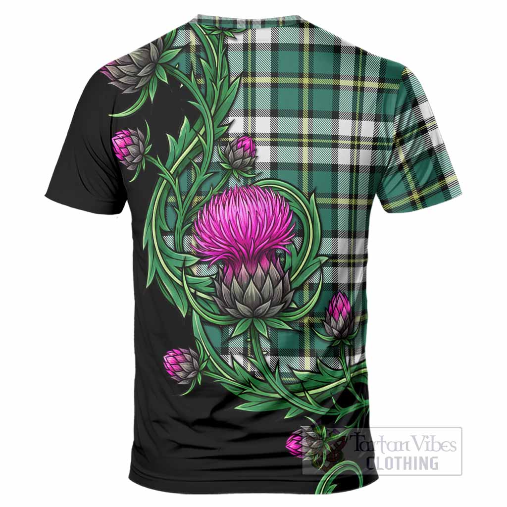 Cape Breton Island Tartan T-Shirt Resilient Scottish Thistle
