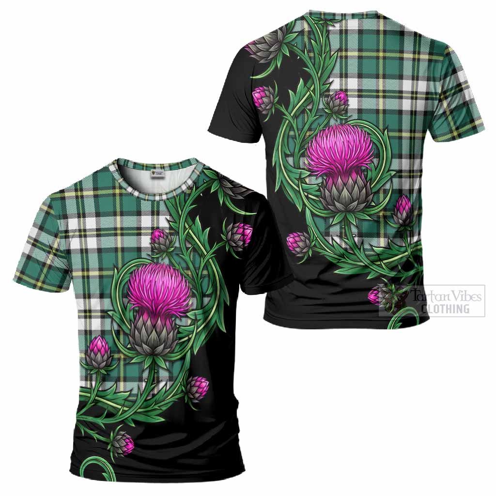 Cape Breton Island Tartan T-Shirt Resilient Scottish Thistle