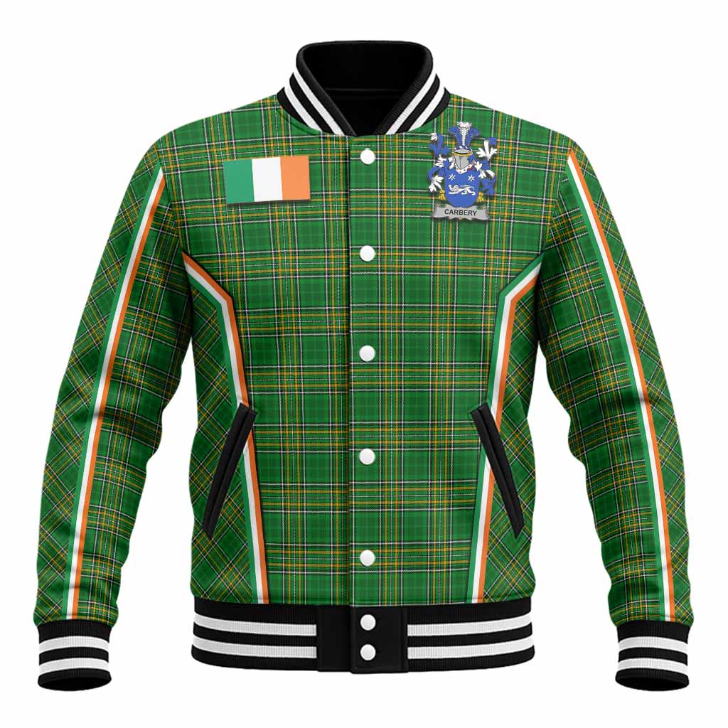 Carbery Irish Clan Coat of Arm Tartan Baseball Jacket Flag Style
