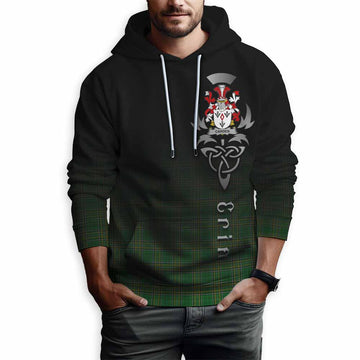 Carden Irish Clan Hoodie with Coat of Arms Erin Go Bragh Celtic Inspired Pullover Hoodie - Tartan Vibes Clothing