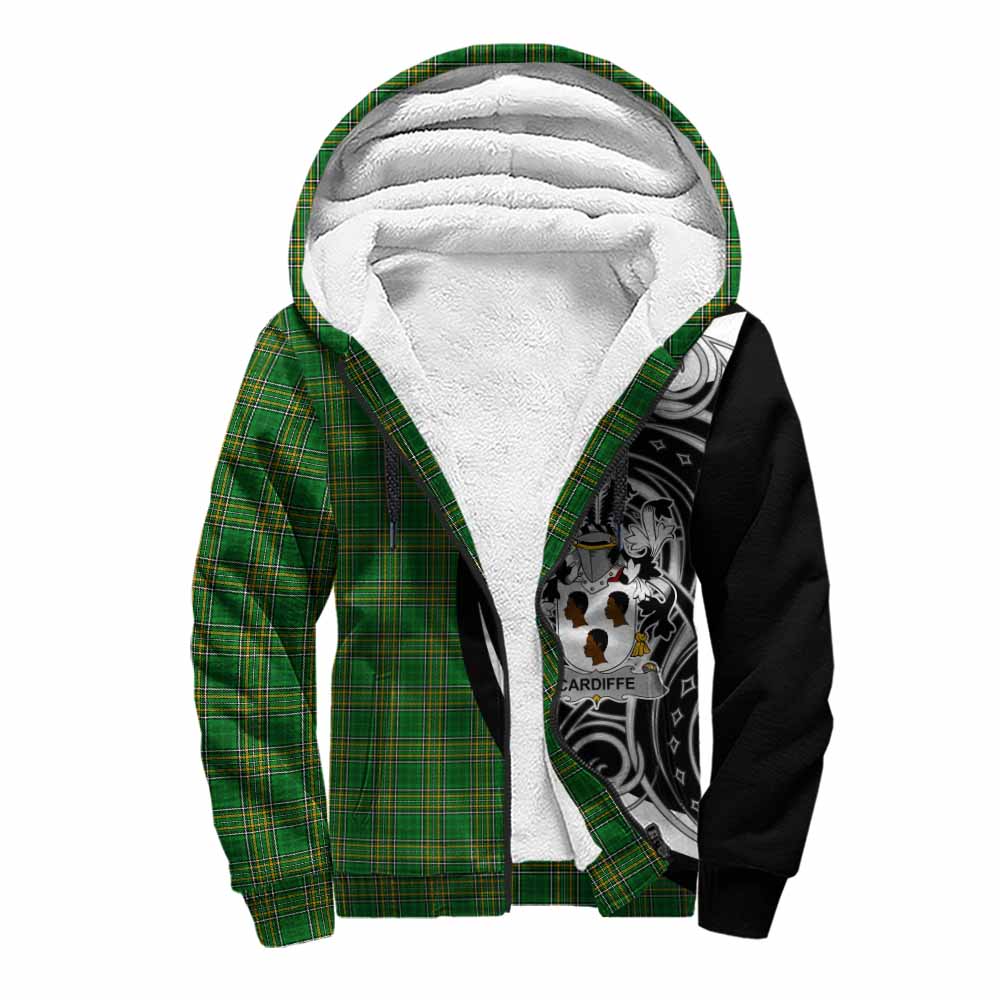 Tartan Vibes Clothing Cardiffe Irish Clan Sherpa Hoodie Celtic Circle Style