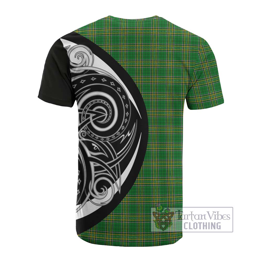 Cardiffe Irish Clan Cotton T-shirt Celtic Circle Style - Tartan Vibes Clothing