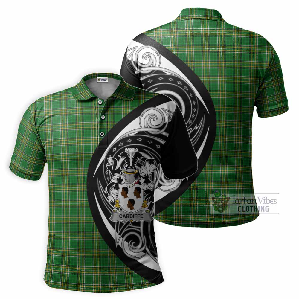 Cardiffe Irish Clan Polo Shirt Celtic Circle Style - Tartan Vibes Clothing