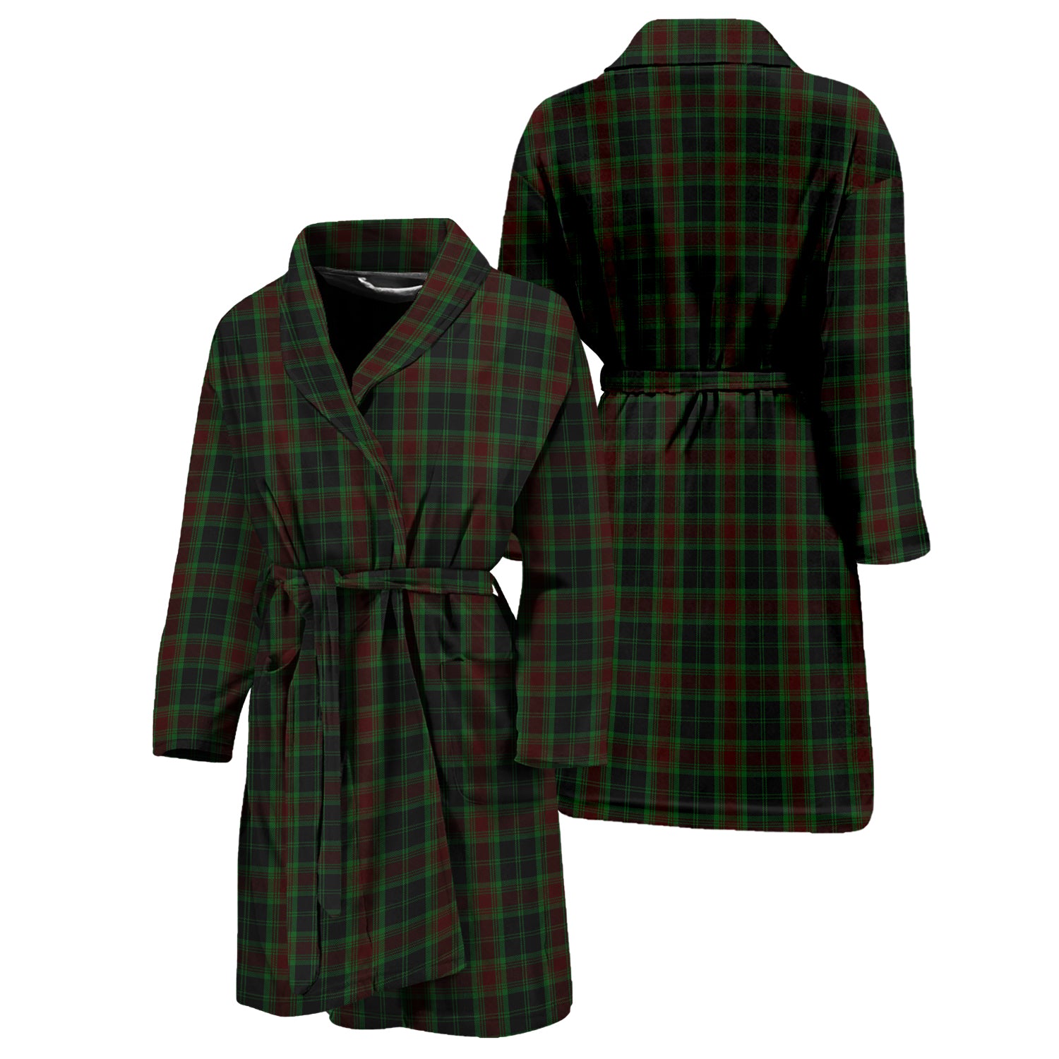 Carlow County Ireland Tartan Bathrobe Unisex M - Tartan Vibes Clothing