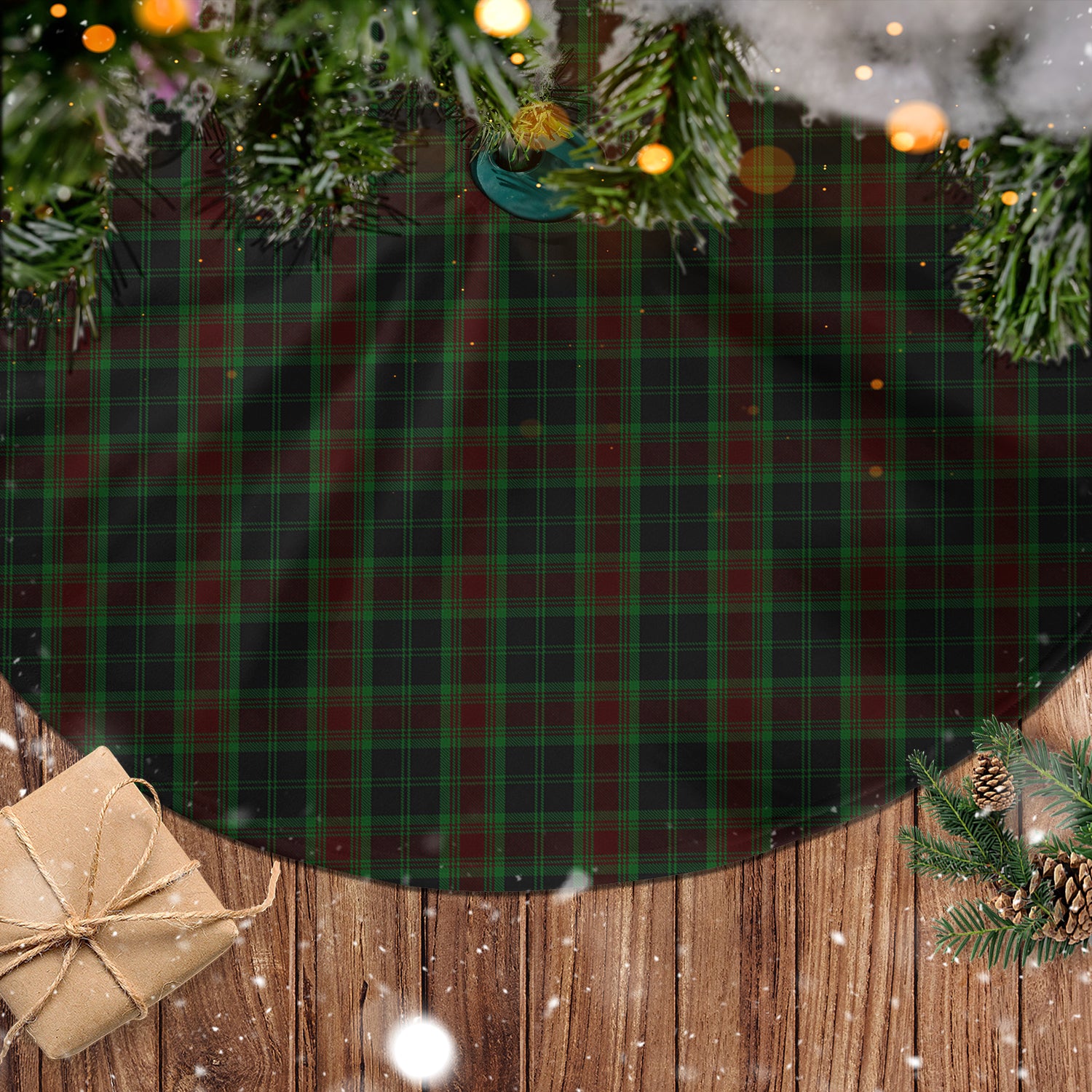 Carlow County Ireland Tartan Christmas Tree Skirt - Tartanvibesclothing