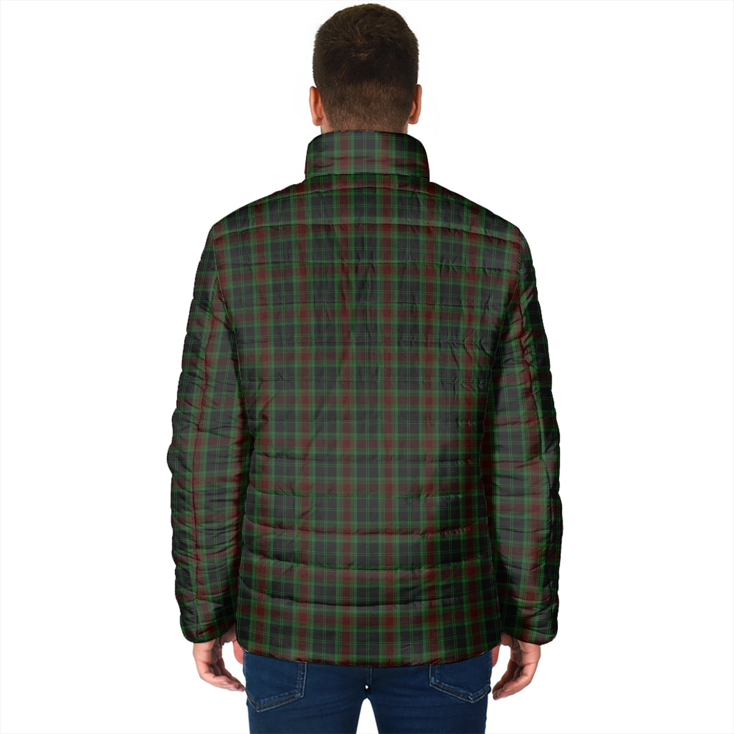 Carlow County Ireland Tartan Padded Jacket - Tartan Vibes Clothing