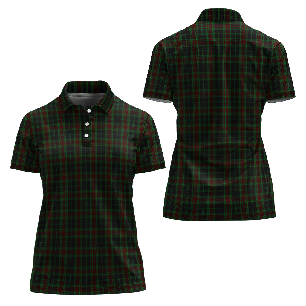 Carlow County Ireland Tartan Polo Shirt For Women Women - Tartan Vibes Clothing