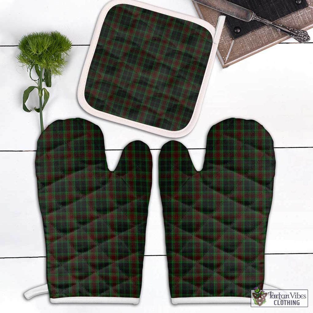 Carlow County Ireland Tartan Combo Oven Mitt & Pot-Holder Combo 1 Oven Mitt & 1 Pot-Holder White - Tartan Vibes Clothing