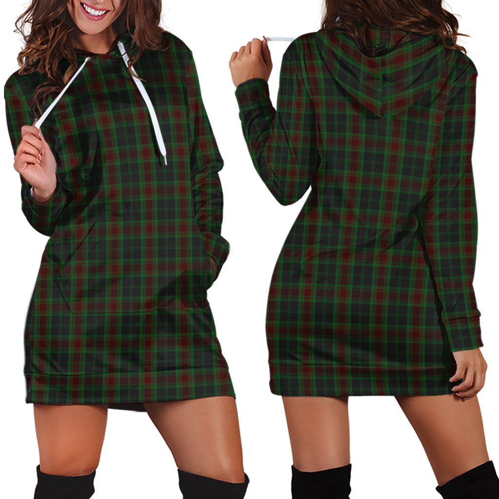 Carlow County Ireland Tartan Hoodie Dress - Tartan Vibes Clothing
