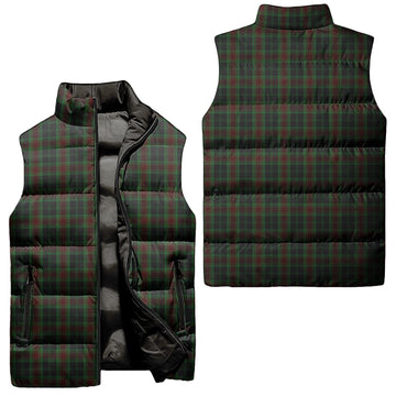 Carlow County Ireland Tartan Sleeveless Puffer Jacket