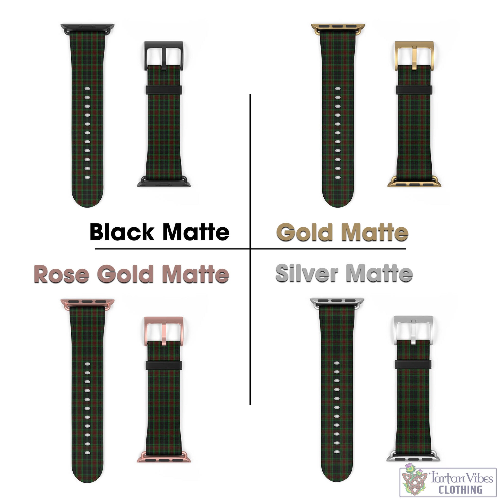 Carlow County Ireland Tartan Watch Band 42 - 45 mm - Tartan Vibes Clothing