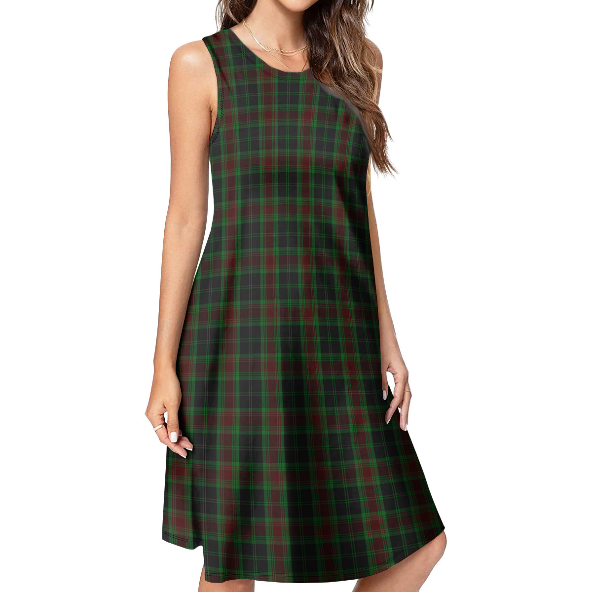 Carlow County Ireland Tartan Womens Casual Dresses 4XL - Tartan Vibes Clothing