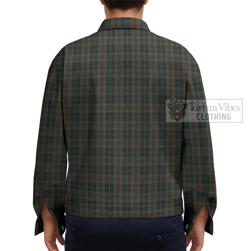 Carlow County Ireland Tartan Unisex Lapel Cotton Jacket - Tartan Vibes Clothing