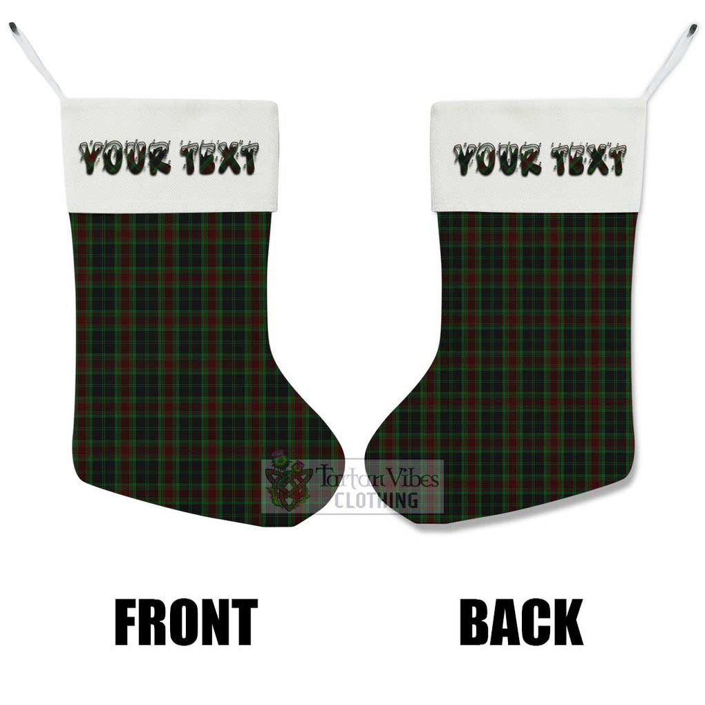 Carlow County Ireland Tartan Christmas Stocking with Personalized Text - Tartan Vibes Clothing