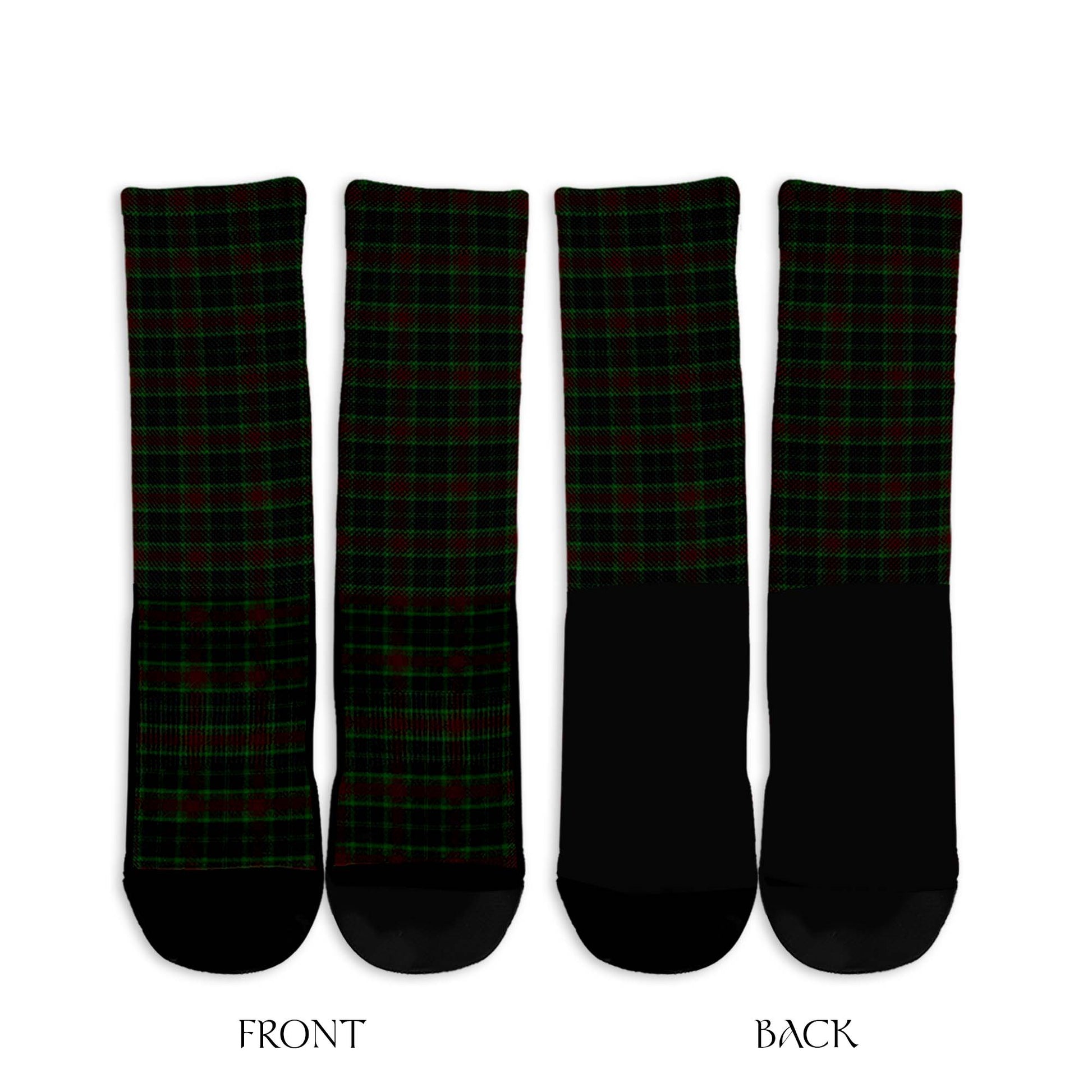 Carlow County Ireland Tartan Crew Socks - Tartanvibesclothing