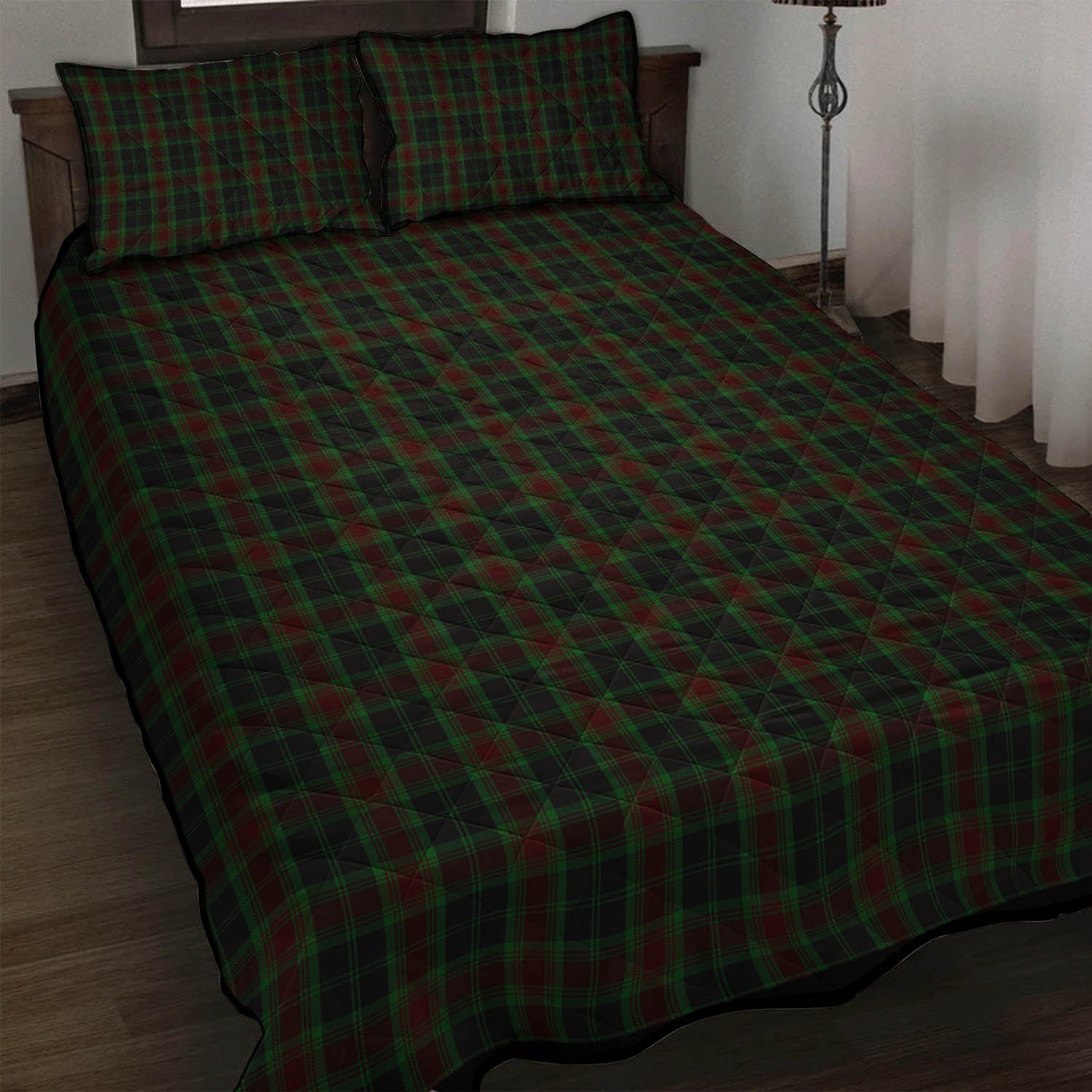 Carlow County Ireland Tartan Quilt Bed Set - Tartan Vibes Clothing