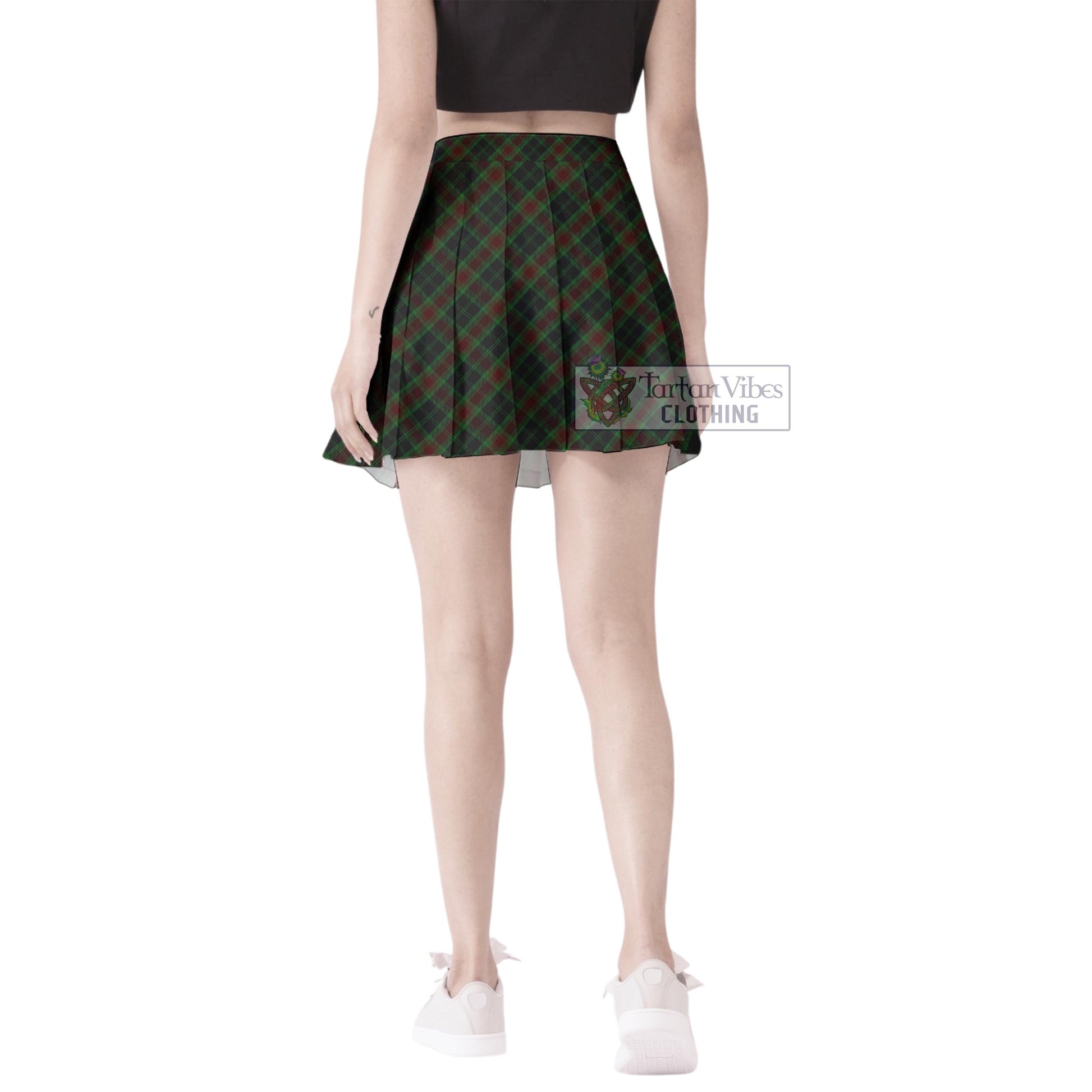 Tartan Vibes Clothing Carlow County Ireland Tartan Women's Plated Mini Skirt