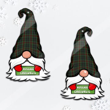 Carlow County Ireland Gnome Christmas Ornament with His Tartan Christmas Hat