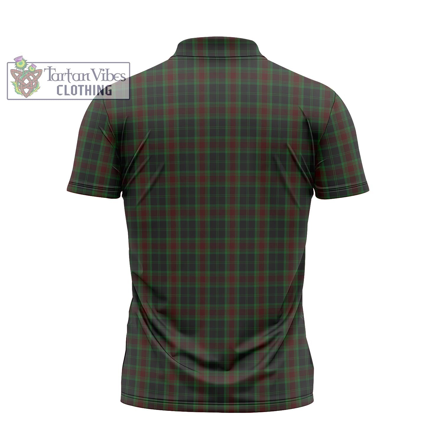 Tartan Vibes Clothing Carlow County Ireland Tartan Zipper Polo Shirt
