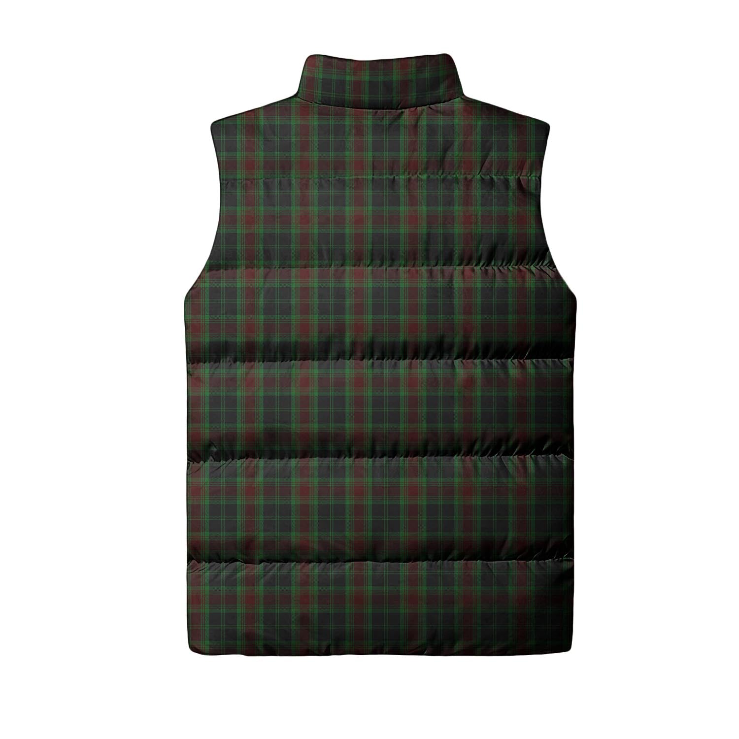 Carlow County Ireland Tartan Sleeveless Puffer Jacket - Tartanvibesclothing