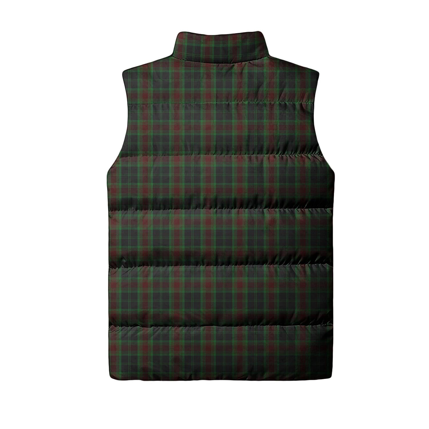 Carlow County Ireland Tartan Sleeveless Puffer Jacket Unisex L - Tartan Vibes Clothing