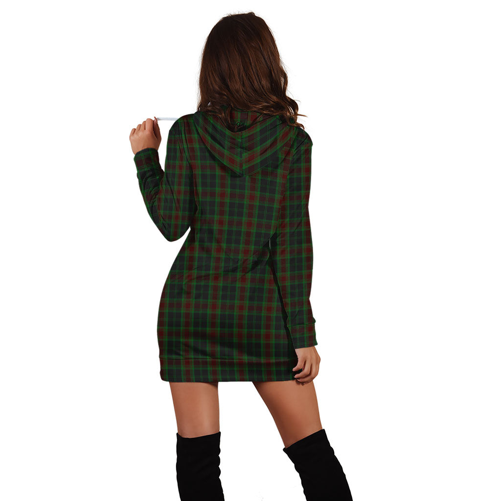 Carlow County Ireland Tartan Hoodie Dress - Tartan Vibes Clothing