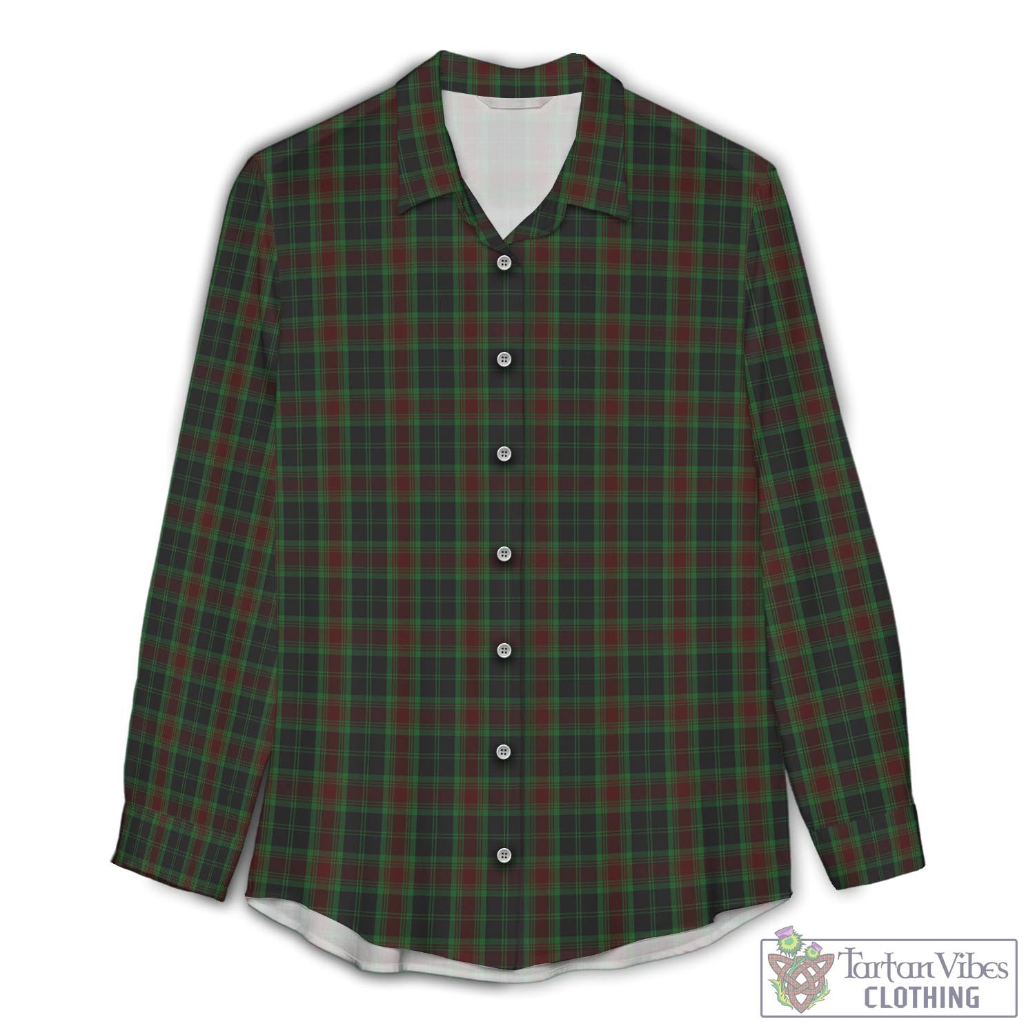 Carlow County Ireland Tartan Womens Casual Shirt