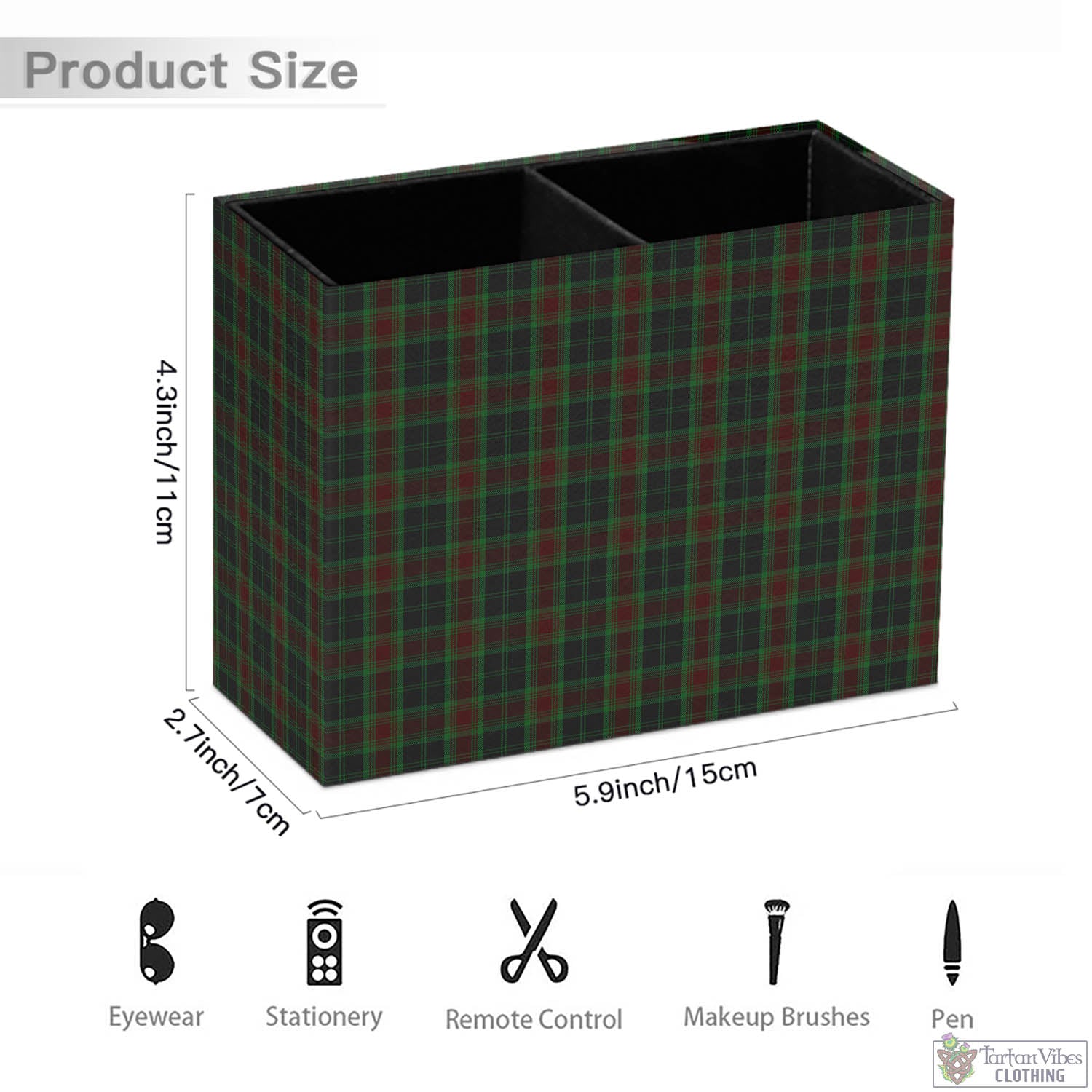 Tartan Vibes Clothing Carlow County Ireland Tartan Pen Holder