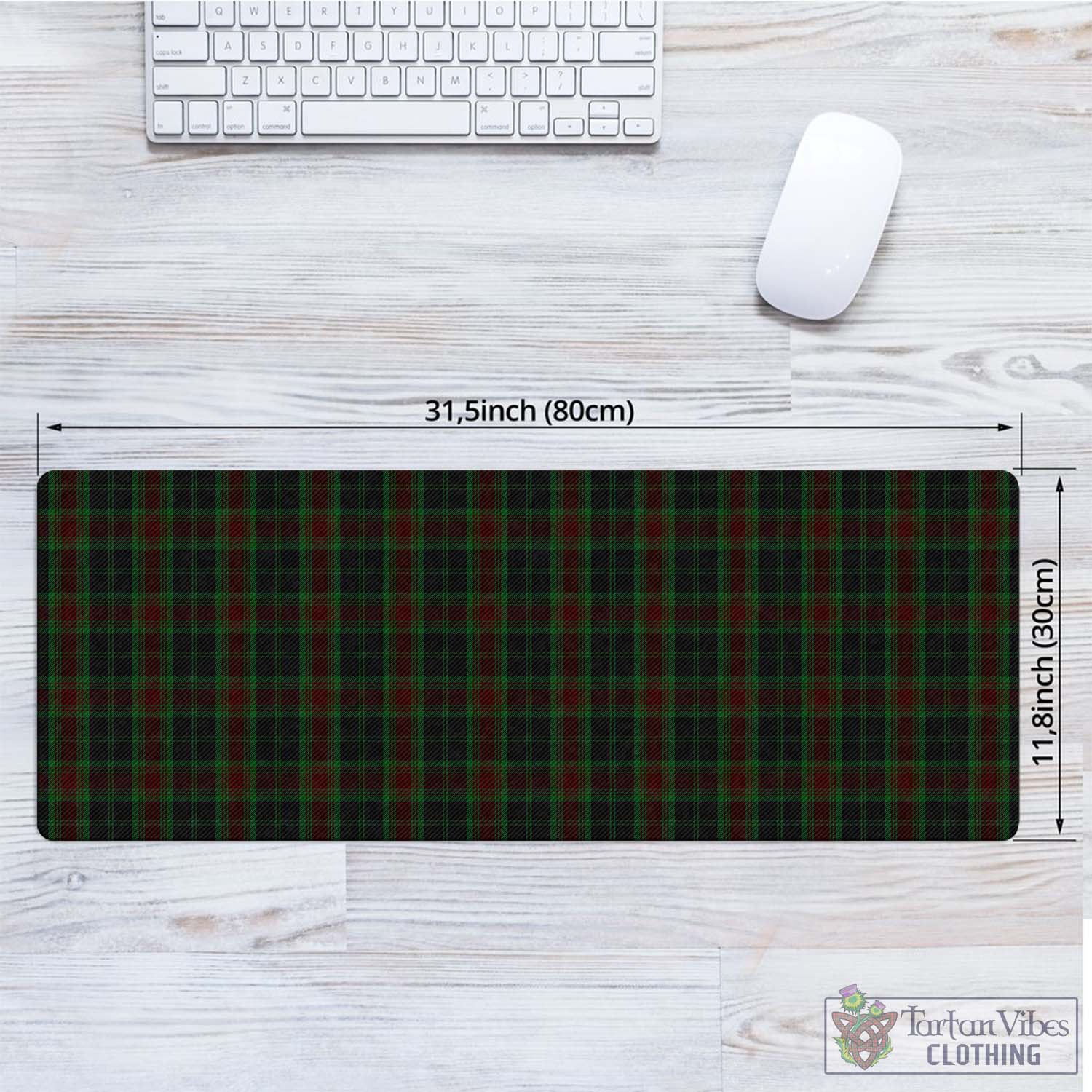Tartan Vibes Clothing Carlow County Ireland Tartan Mouse Pad