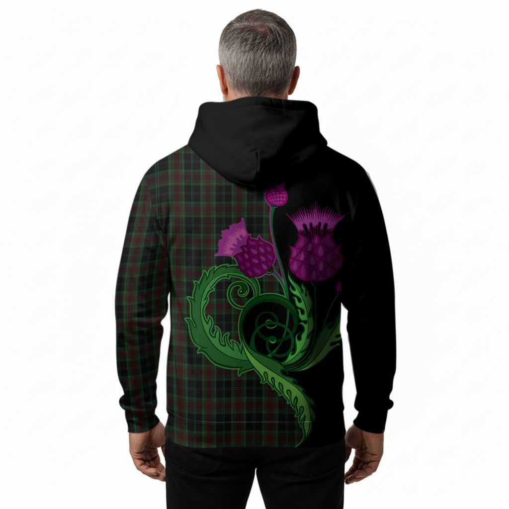 Carlow County Ireland Tartan Hoodie Traditional Scottish Thistle