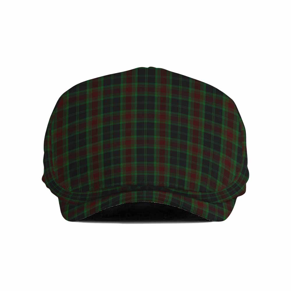 Carlow County Ireland Tartan Jeff Cap, Tartan Flat Cap