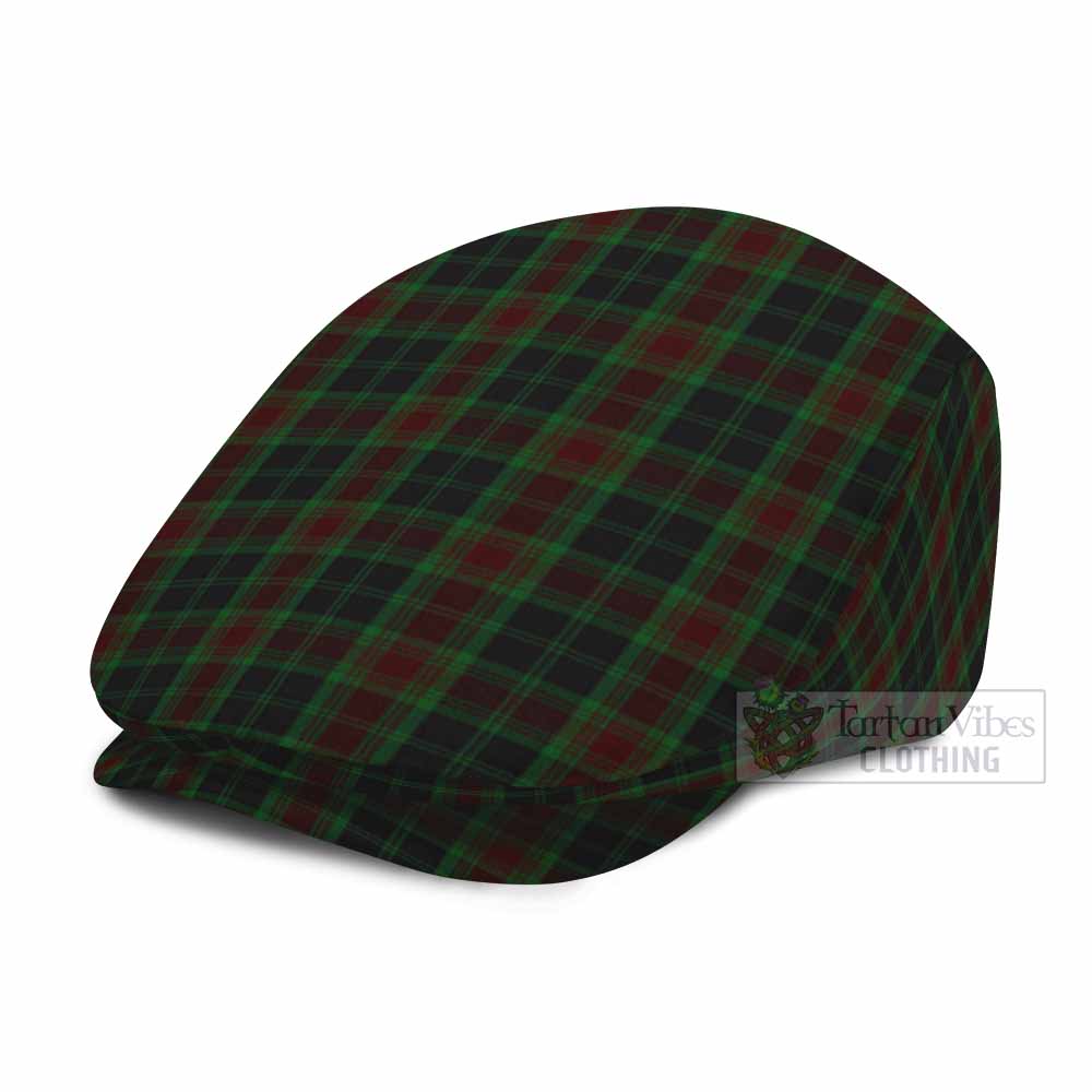 Carlow County Ireland Tartan Jeff Cap, Tartan Flat Cap