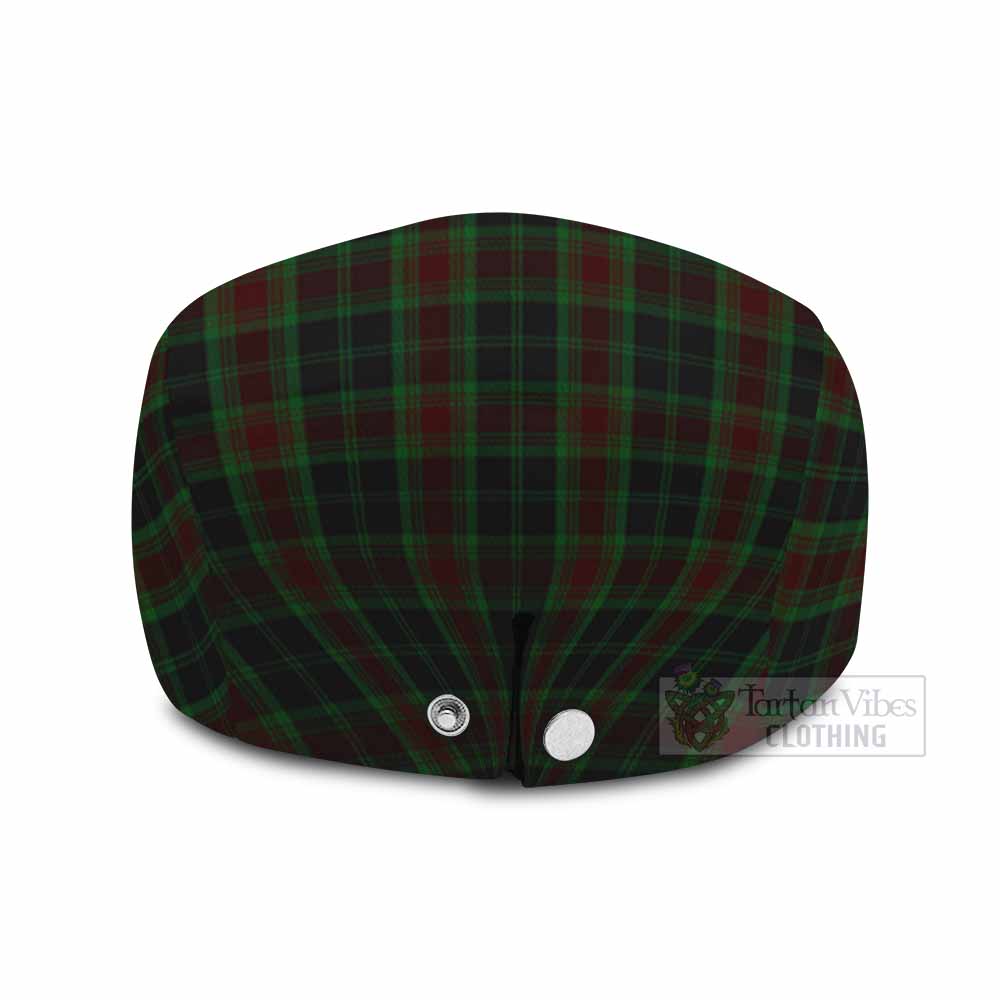 Carlow County Ireland Tartan Jeff Cap, Tartan Flat Cap