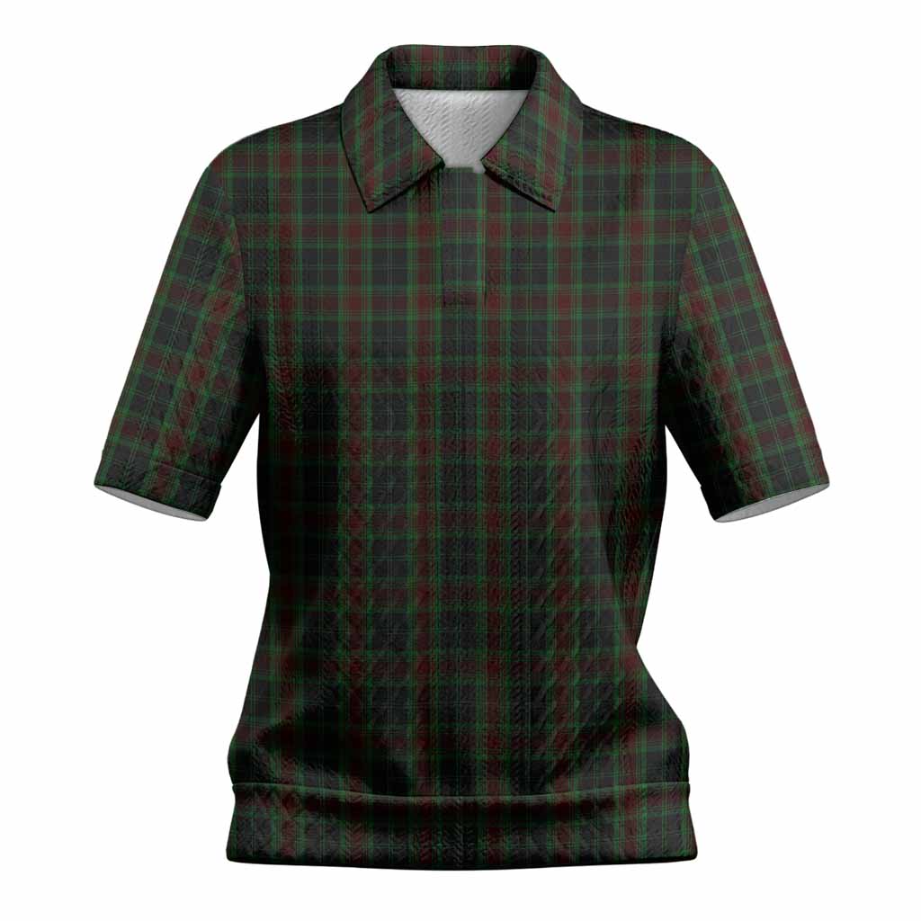 Carlow County Ireland Tartan Women’s Polo Sweater Top