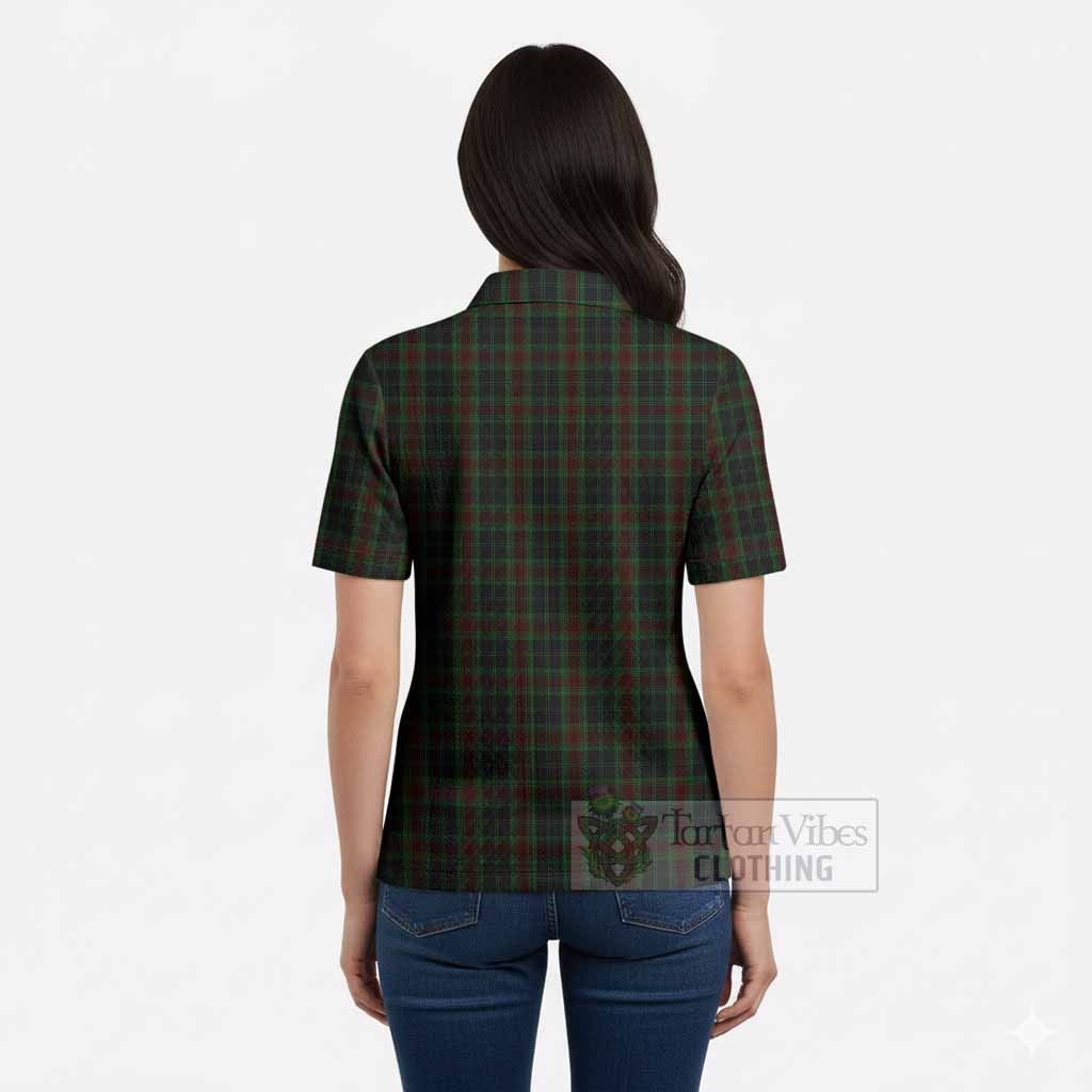 Carlow County Ireland Tartan Women’s Polo Sweater Top