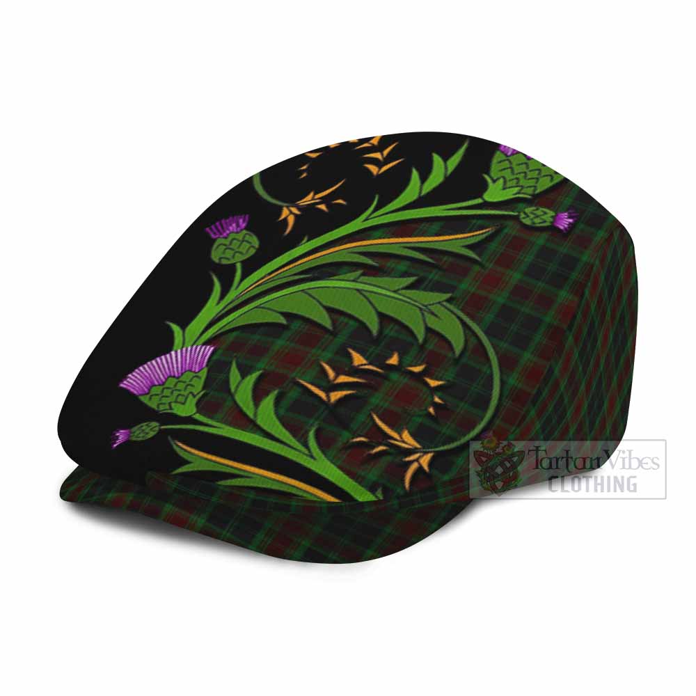 Carlow Tartan Flat Cap, Jeff Cap Scottish Thistle Pride Heritage Art