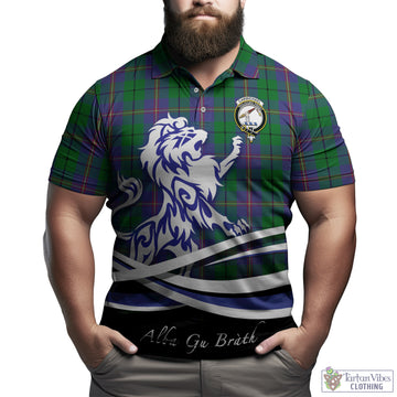 carmichael-tartan-polo-shirt-with-alba-gu-brath-regal-lion-emblem