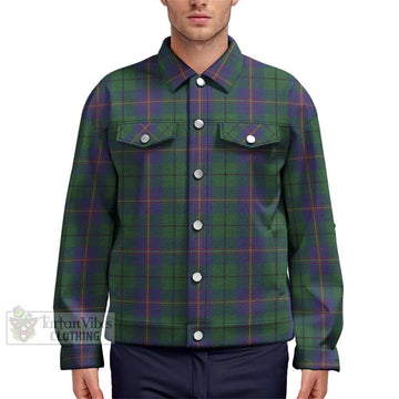 Carmichael Tartan Unisex Lapel Cotton Jacket Unisex - Tartan Vibes Clothing