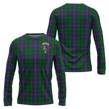 carmichael-tartan-long-sleeve-t-shirt-with-family-crest