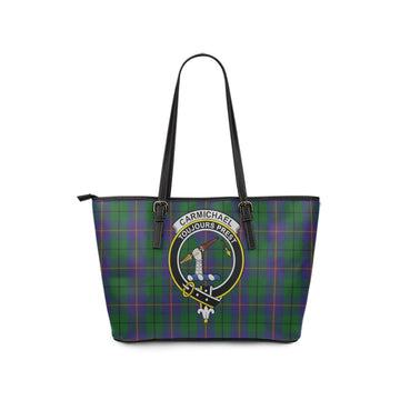 carmichael-tartan-leather-tote-bag-with-family-crest