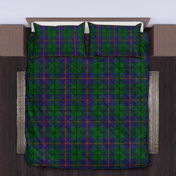 Carmichael Tartan Quilt Bed Set King - Tartan Vibes Clothing
