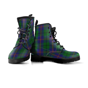 Carmichael Tartan Leather Boots