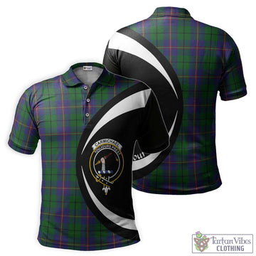 Carmichael Tartan Men's Polo Shirt with Family Crest Circle Style Kid - Tartan Vibes Clothing